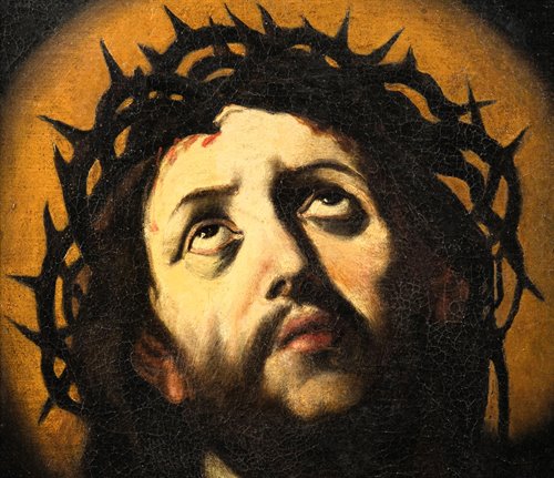 "Ecce Homo"  17th-century Emilian master